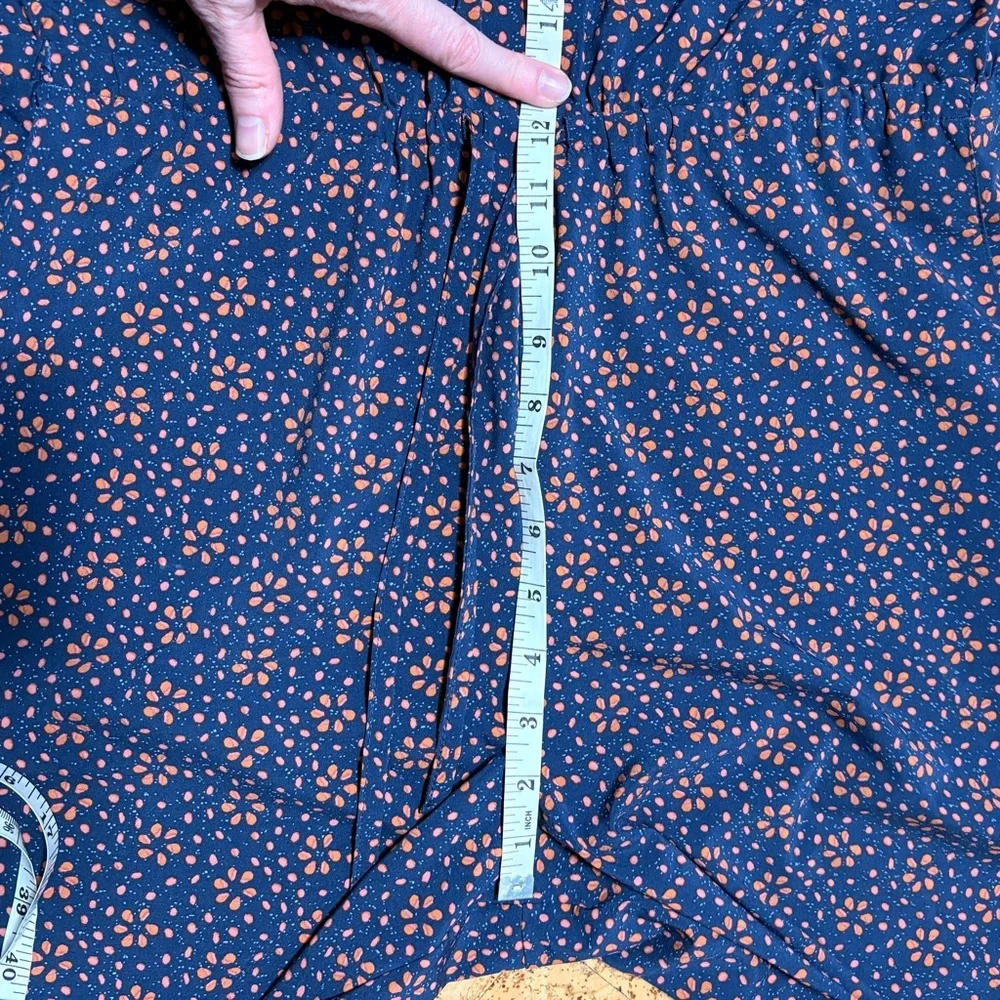 Toad&Co Sunkissed Liv SL Jumpsuit In Blue & Orange Sz M - Picture 14 of 15